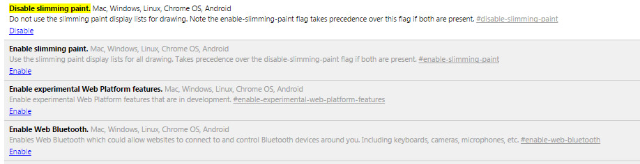 Chrome bug fix